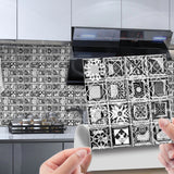 MosaLine Premium 3D Mosaik Wandfliesen Aufkleber 10er Set PVC selbstklebend Küche & Bad – Wasserfeste Design-Wandsticker | Realistischer Fliesenoptik-Effekt für schnelle Raumgestaltung | Rückstandslos entfernbare Dekorfliesen