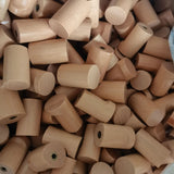NordicPure Holz Wandhaken – Minimalistischer Kleider- & Handtuchhaken | Massivholz Design | Stilvolle Ordnung