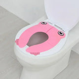 MiniPotty GoFalt Kinderreise-Töpfchen – Faltbarer Toilettentrainer | Cartoon-Design | Hygienisch & Mobil
