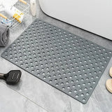 HydroGuard Quadratische Antirutsch-Duschmatte mit Saugnäpfen – rutschfeste Badematte für Dusche und Badewanne | Schnellentwässerung, Massage-Effekt & hygienischer Komfort