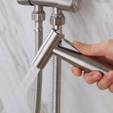 HygienaPro Toilettensprühgerät Edelstahl – Handbrause Bidet | Präzise Reinigung | Wassersparende Hygiene-Lösung