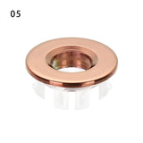 AquaTrim Design-Überlaufring aus Metalllegierung – Waschbecken Überlaufabdeckung | Korrosionsbeständig | Elegantes Bad-Detail