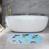 AquaSafe Antirutsch-Badematte für Kinder und Senioren 38x68 cm – rutschfeste Dusch- und Badewannenmatte | weiche Massage-Noppen | sichere PVC-Saugnäpfe