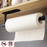 WandOrdnung Klebe-Rollenhalter – Selbstklebender Papierhalter für Küche und Bad | Küchenrollen- & Toilettenpapierhalter | Bohren Nicht Erforderlich