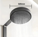 GoldRain Unterputz Duschsystem mit Thermostat – Regendusche in Goldoptik | Konstante Temperatur | Luxus Badlösung