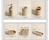 TerraStone Natural Badezimmer-Accessoire – Naturstein & Sandstein Design | Minimalistisch | Nachhaltig & Zeitlos