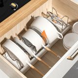 KITCHENIX FoldRack Topfdeckelhalter – Faltbarer Küchen Organizer | Platzsparend & Vielseitig