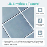 VivoTile Wandpaneele selbstklebend – Dreidimensionale Wandfliesenoptik | Wasserfest & Hitzebeständig | Moderne Wandverkleidung