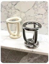 ScandiCare Keramik Zahnbecher – Minimalistischer Bad-Organizer | Hygienisch & Stilvoll | Modernes Design