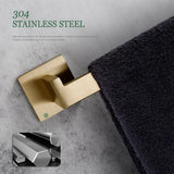 SteelLine Premium Badaccessoire Set – Edelstahl Badezimmer Set | Gebürstete Oberfläche | Modern & rostfrei