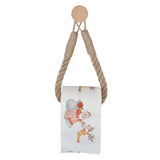 RopeStyle Handtuch- und Toilettenpapierhalter – Bohrfreie Wandhalterung im natürlichen Boho-Design