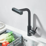 CulinaVero Küchenarmatur mit Ausziehbrause – Edelstahl Mischbatterie | Wasserfallauslauf | Maximale Flexibilität