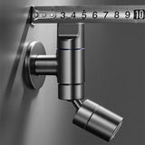 CleanFlow Unterputz-Kaltwasserarmatur – Edelstahl-Wandhahn