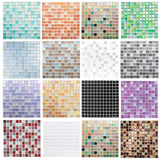 GlasMosaik 3D Wandfliesen selbstklebend – Hochglanz Mosaikoptik für Küche & Bad | Hitzebeständig | Flexible DIY-Gestaltung