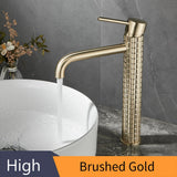 DIAMORA Design Waschtischarmatur Schwarz – Einhebelmischer aus Messing | Luxuriöser Wasserhahn | Elegantes Badezimmer-Highlight