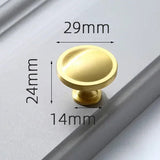 AURONEX Möbelgriff aus Messing in Goldoptik – Moderner Schrankgriff | Elegantes Design | Langlebige Qualität