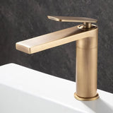 VINTAQUA Wasserfall Waschbeckenarmatur – Antik Design Einhebelmischer | Messing Wasserhahn | Luxuriöser Badstil
