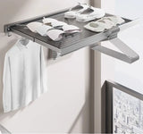 FlexiWall Klappbarer Wandkleiderhalter aus Aluminium – Platzsparender Handtuch- & Kleiderständer | Rostfrei & Stabil | Modernes Design