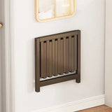 NordFold Klappbare Bambus Wandbank – Schmale Schuhbank ohne Bohren | Platzsparender Sitzhocker | Skandinavisches Design