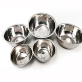 Edelstahl-Mixschüssel-Set Profi-Qualität – Stapelbare Küchen- & Campingschüsseln | Rostfreie Rührschalen | Platzsparendes Mehrzweck-Set für Küche & Outdoor
