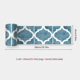 MosaLinea Wandbordüre selbstklebend – Wasserdichte Mosaik-Dekorfolie für Küche & Bad | Flexible Gestaltung | Schnelles Make-over