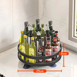 SpiceSpin Elite 360° Drehbarer Gewürz-Organizer für die Küche – Rotierendes Gewürzregal mit Anti-Rutsch-Basis | Platzsparender Küchen-Organizer für Gewürze, Dosen & Teebehälter