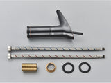 VintageStream Waschbeckenhahn Bronze – Wasserfall Armatur Messing | Einhebel Mischbatterie | Klassisches Bad Upgrade