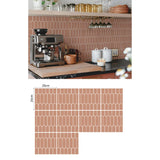 TerraMosaik Fliesenaufkleber selbstklebend – Boho Terrakotta Design für Wand & Boden | Wasserfest | Mediterranes Wohngefühl
