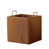 AirLinen Design Wäschekorb – Atmungsaktive Mesh-Wäschebox mit Griffen | Leicht & Stilvoll | Platzsparende Aufbewahrung
