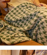 COTONIQUE Hahnentritt Gesichtstuch Baumwolle – Jacquard Handtuch | Saugstark & Hautfreundlich | Vintage Design