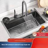 SteelPrime Pro Edelstahl-Küchenspülen-Set – Rechteckiges Einzelbecken | 3 mm Stärke | Mit Wasserhahn & Seifenspender | Komplettsystem für moderne Küchen
