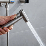 HygienaPro Toilettensprühgerät Edelstahl – Handbrause Bidet | Präzise Reinigung | Wassersparende Hygiene-Lösung