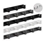 Stahlora Wandgarderobe aus Edelstahl – Multifunktionale Hakenleiste für Flur & Bad | Rostfrei | Elegante Ordnungslösung