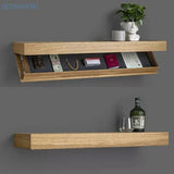 SecretShelf Versteckregal aus Holz – Schwebendes Wandregal mit Geheimfach | Unsichtbare Aufbewahrung | Modernes Design