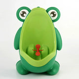 FroggyAim Kinder-Urinal für Jungen – Wandmontiertes Töpfchen | Frosch-Design | Saugnapf-Befestigung | Spielerisches Toilettentraining