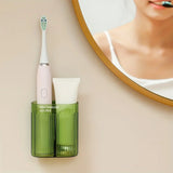 CleanHold Wand-Zahnbürstenhalter – Hygienischer Bad Organizer | Platzsparend | Moderne Aufbewahrungslösung