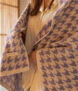 COTONIQUE Hahnentritt Gesichtstuch Baumwolle – Jacquard Handtuch | Saugstark & Hautfreundlich | Vintage Design