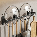 KitchenFlow Wandregal Organizer – Selbstklebende Halterung für Deckel & Küchenutensilien | Platzsparend | Multifunktional