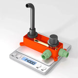 NOIRVANTA LED Wand-Waschbeckenarmatur – Schwarze Messing Mischbatterie 2-Loch | Temperaturanzeige | Modernes Design