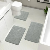 VelouraSpa Chenille-Badematte Premium – Flauschige Duschmatte | Rutschhemmend | Maximale Saugkraft