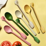 EasyServe Silikonlöffel Küche – Kleine Kochlöffel Hitzebeständig | Antihaft Küchenhelfer | Modernes Löffel Set