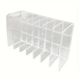 CLARIXA 7-Fach Organizer Transparent – Kosmetik- & Büro Aufbewahrungsbox | Modern & Platzsparend
