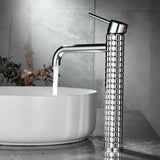 DIAMORA Design Waschtischarmatur Schwarz – Einhebelmischer aus Messing | Luxuriöser Wasserhahn | Elegantes Badezimmer-Highlight