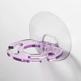 PureStick Wand-Organizer Badezimmer – Selbstklebender Zahnbürstenhalter aus PVC | Platzsparende Aufbewahrung | Hygienisch & Ohne Bohren
