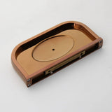 Monoria Premium Badaccessoire Set Roségold 5-teilig Wandmontage aus Massivmessing – Luxus Badezimmer Komplettset | Elegantes Hotel-Design für stilvolle Badgestaltung | Korrosionsbeständige Sanitär-Accessoires