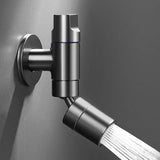 CleanFlow Unterputz-Kaltwasserarmatur – Edelstahl-Wandhahn