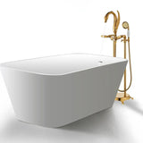 Regalia Classic Wannen- & Duscharmatur mit Zweigriff – Messingarmatur zur Wandmontage | Präzise Temperatursteuerung | Edles Gold-Finish