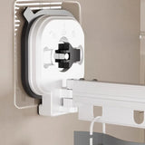 AquaFold Komfort Duschvorhang Set – Faltbares Magnetsystem mit Teleskopstange | Wasserdicht | Ohne Bohren Montage