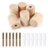 NordicPure Holz Wandhaken – Minimalistischer Kleider- & Handtuchhaken | Massivholz Design | Stilvolle Ordnung