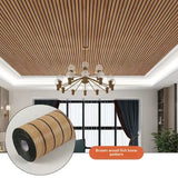 WallStyle 3D Wandpaneel Selbstklebend aus PVC – Moderne Lamellenoptik | Wasserfest & Zuschneidbar | Einfache Montage